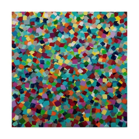 Hilary Winfield 'Fascination Color' Canvas Art,18x18